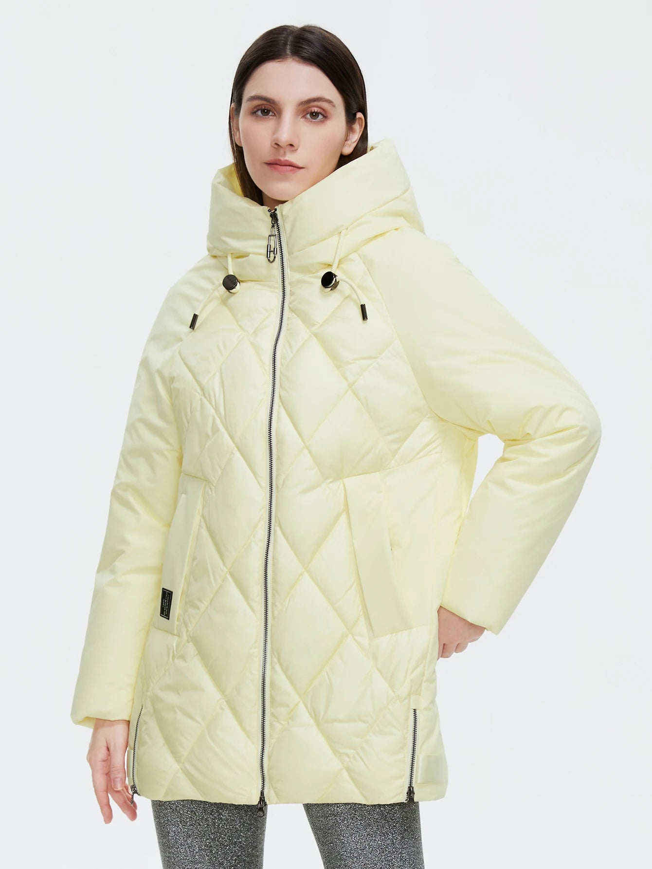 Cinemore Jacket Women's Plus Size Collection Warm Jacket Mid-length Grace With Unusual Design Women Coats brand Parka 8198