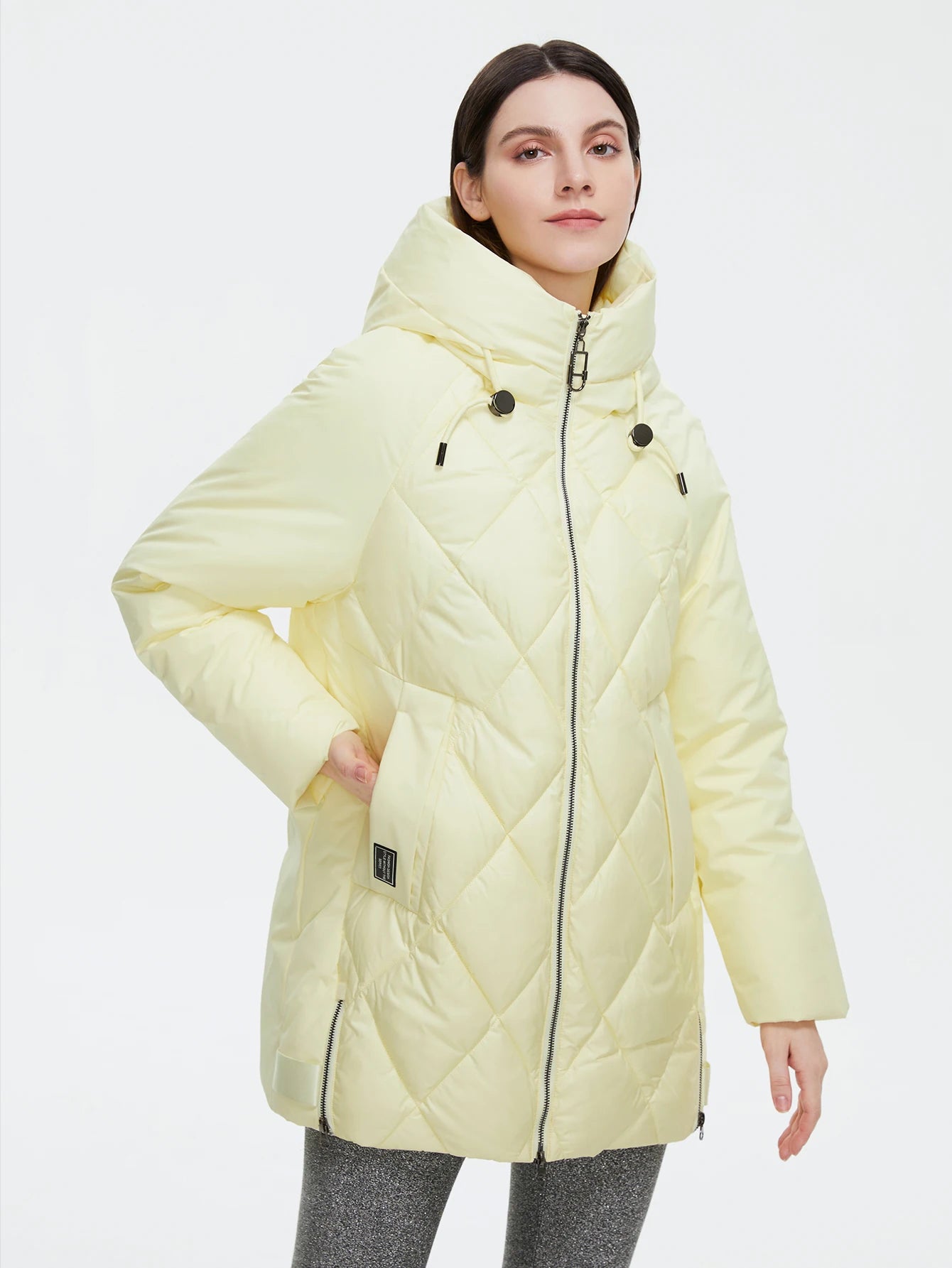 Cinemore Jacket Women's Plus Size Collection Warm Jacket Mid-length Grace With Unusual Design Women Coats brand Parka 8198