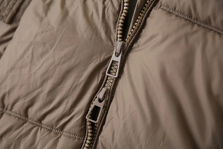 Plus Size Women x-long Parka Winter Loose Design Ribbon Hooded Thicken Warm Cotton-padded Jacket 137