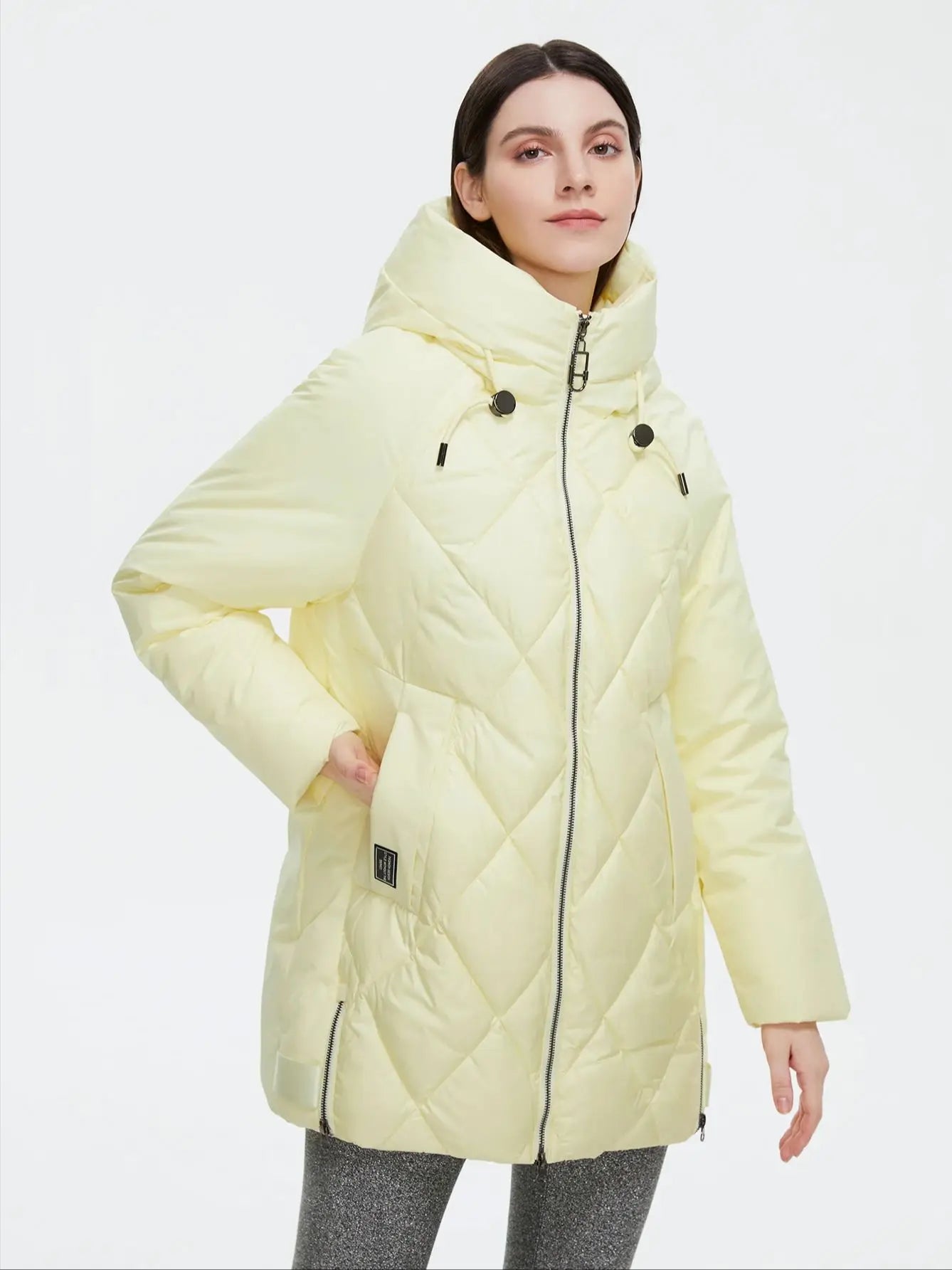 Cinemore Jacket Women's Plus Size Collection Warm Jacket Mid-length Grace With Unusual Design Women Coats brand Parka 8198
