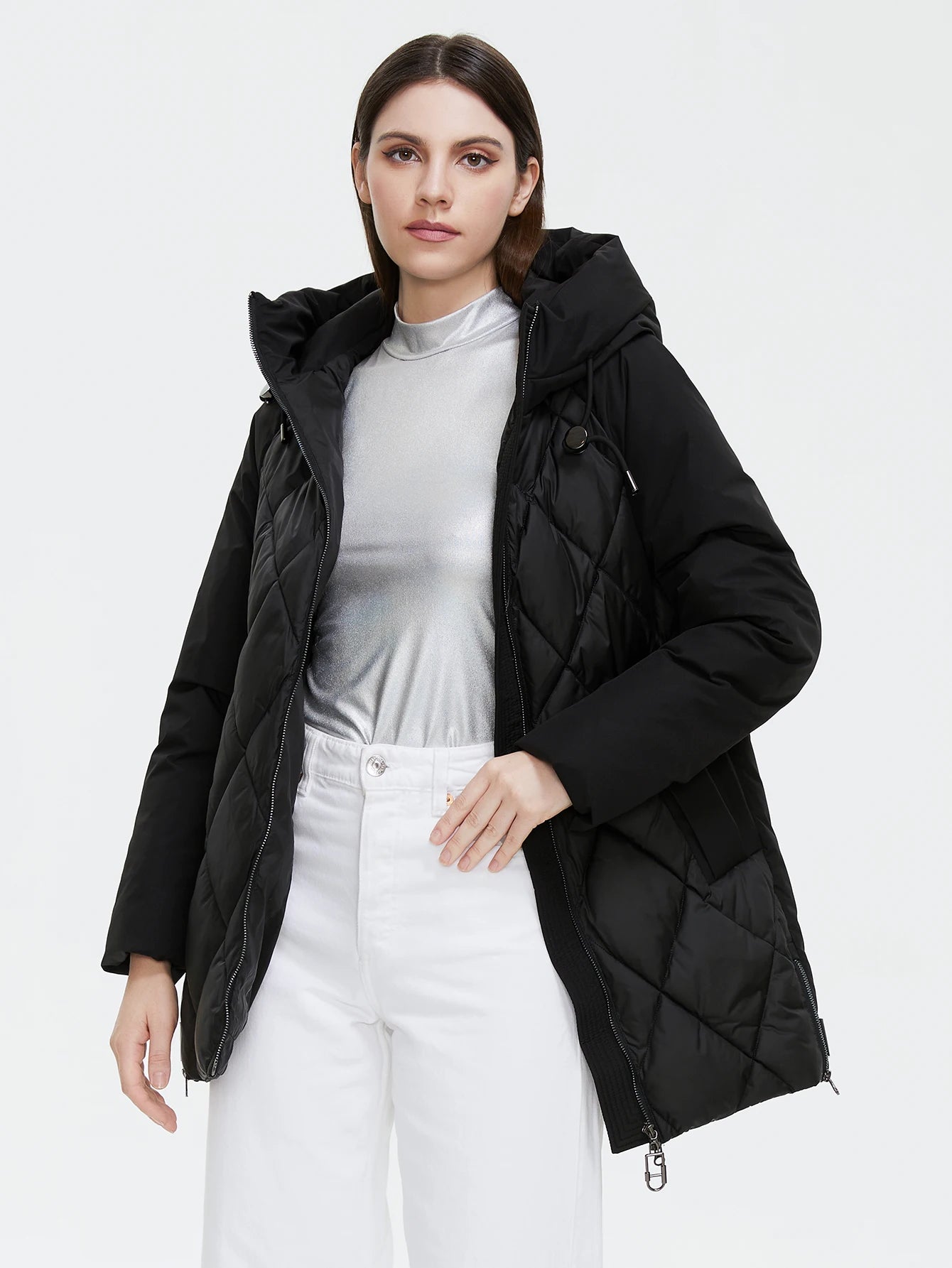 Cinemore Jacket Women's Plus Size Collection Warm Jacket Mid-length Grace With Unusual Design Women Coats brand Parka 8198
