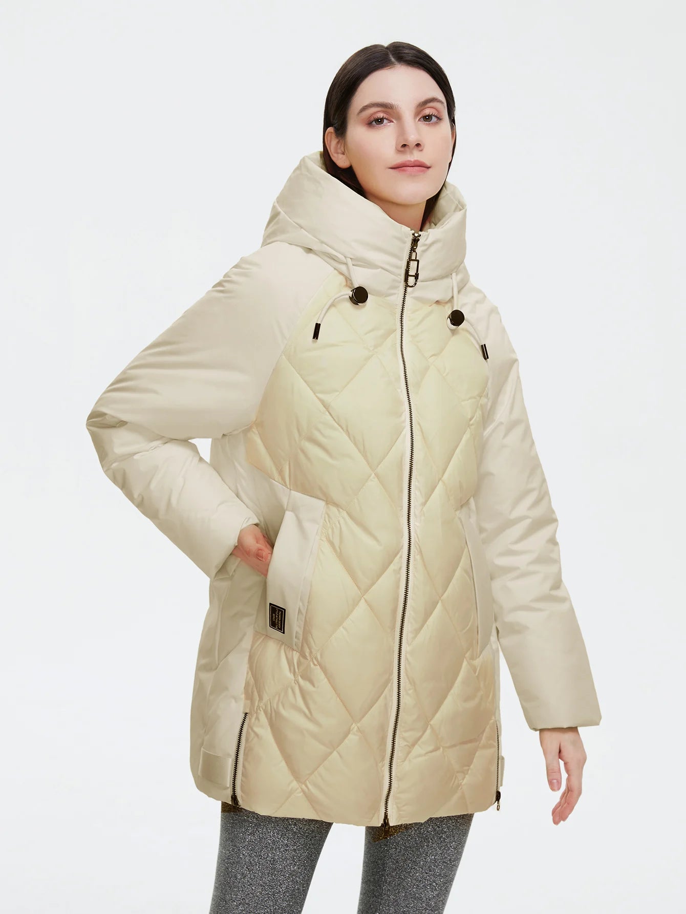 Cinemore Jacket Women's Plus Size Collection Warm Jacket Mid-length Grace With Unusual Design Women Coats brand Parka 8198
