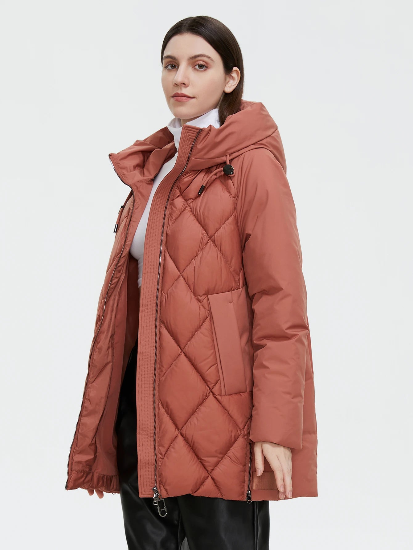 Cinemore Jacket Women's Plus Size Collection Warm Jacket Mid-length Grace With Unusual Design Women Coats brand Parka 8198