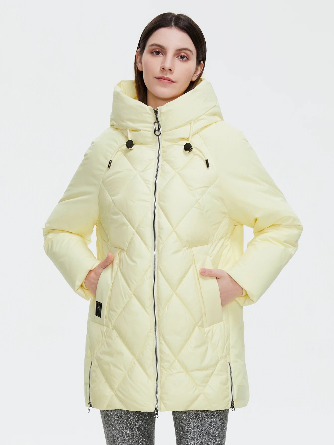 Cinemore Jacket Women's Plus Size Collection Warm Jacket Mid-length Grace With Unusual Design Women Coats brand Parka 8198