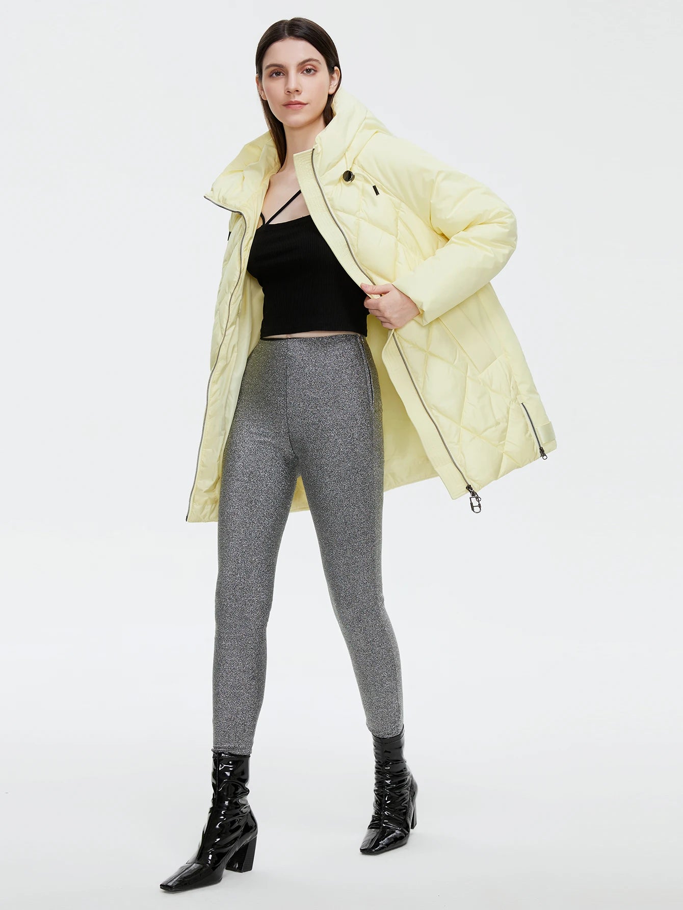 Cinemore Jacket Women's Plus Size Collection Warm Jacket Mid-length Grace With Unusual Design Women Coats brand Parka 8198