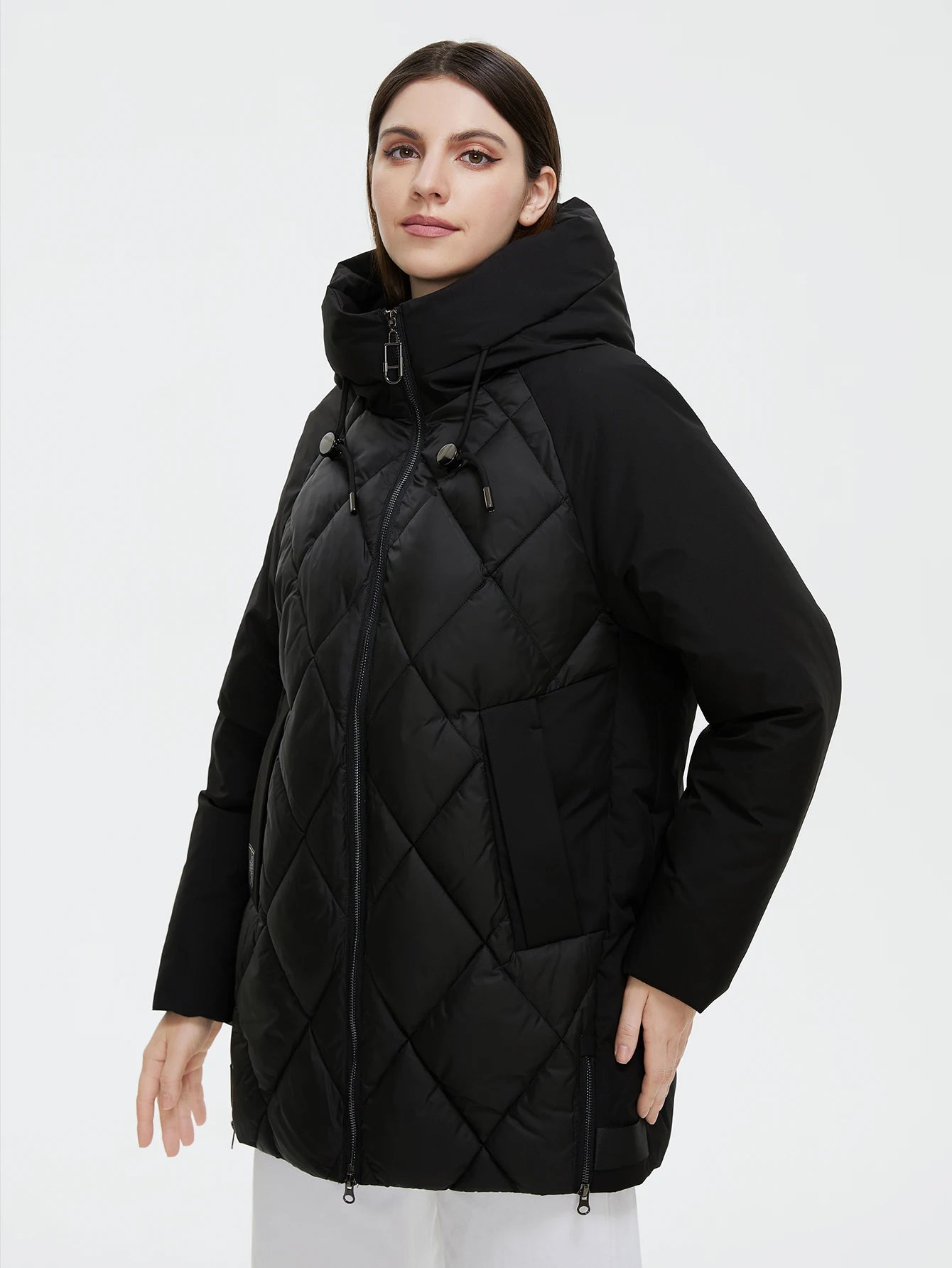 Cinemore Jacket Women's Plus Size Collection Warm Jacket Mid-length Grace With Unusual Design Women Coats brand Parka 8198