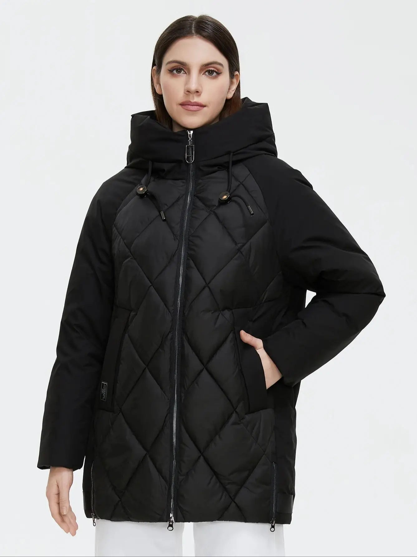 Cinemore Jacket Women's Plus Size Collection Warm Jacket Mid-length Grace With Unusual Design Women Coats brand Parka 8198